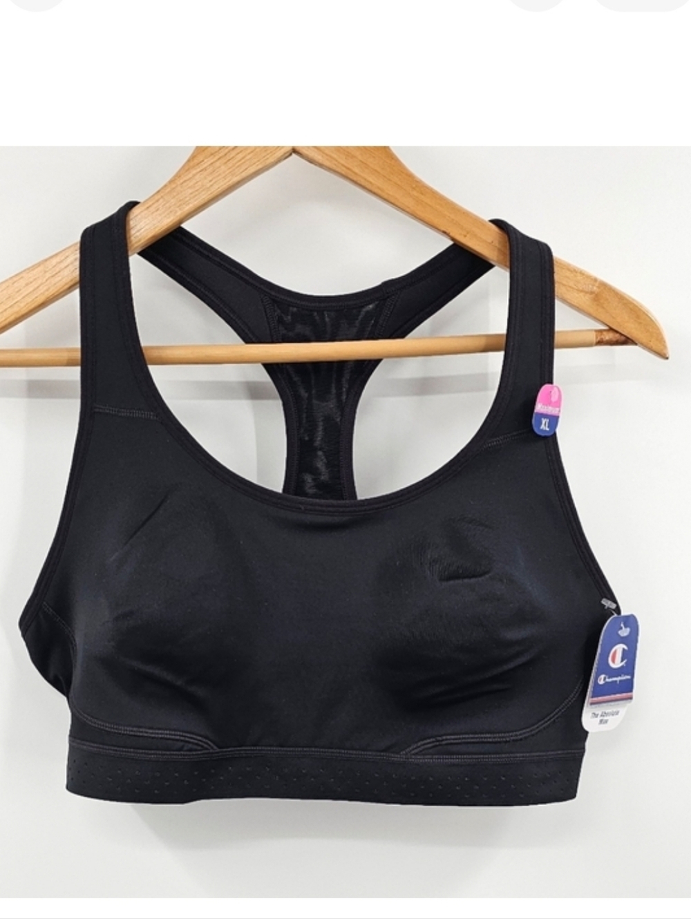 Champion Black Sports Bra NWT Size XL